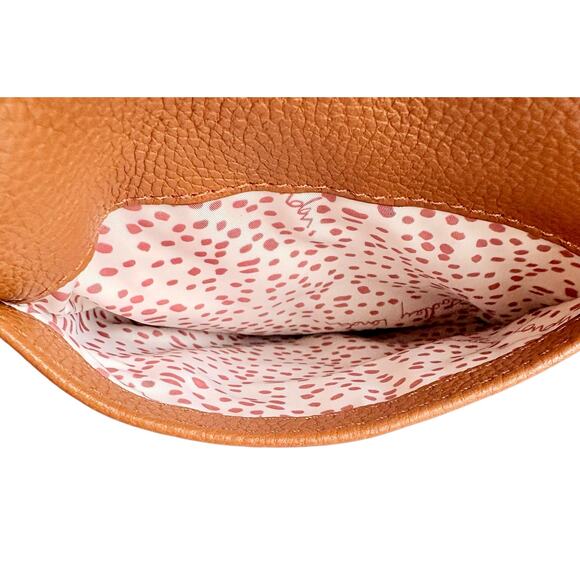 Radley London Leather Crossbody Bag - Soft Caramel Brown Pebbled Leather - Sz M - Picture 11 of 14